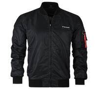 Bores Bomberjacke - Motorrad Fliegerjacke - schwarz CE Level AA geprüft - 4XL