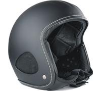 Bores Bores Helm SRM Slight 4 Finale Jethelm mit Leder Innenfutter Matt Schwarz schwarz XS