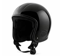 Bores Gensler KULT EVO Motorrad Jethelm schmal ECE 22.06 schwarzglanz