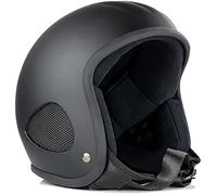 Bores Bores Helm SRM Slight 3 Finale Jethelm mit Textil Innenfutter Matt Schwarz schwarz M