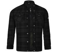 Bores Lumberjack Jacken-Hemd Basic Herren Motorradjacke Schwarz/Dunkelgrau M