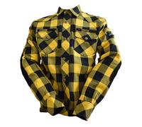 Bores Lumberjack Jacken-Hemd schwarz / gelb Herren 3XL