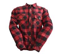 Bores Lumberjack Jacken-Hemd schwarz / rot Herren 5XL