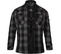 Bores Lumberjack Premium Damen Motorradhemd, grau/schwarz, Größe XXL