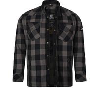 Bores Lumberjack Jacken-Hemd schwarz / grau Herren 5XL