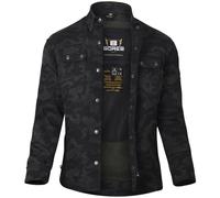 Bores Militaryjack Jacken-Hemd camouflage schwarz Damen M