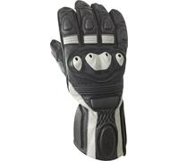 Bores Rider wasserdichte Motorrad Handschuhe, schwarz/weiß, Größe 7
