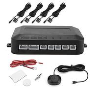 BOROCO 12V Einparkhilfe Hinten Nachrüsten, Parksensoren Vorne und Hinten Nachrüsten Reverse Gear Audio Buzzer Alarm Kit für Auto, SUV usw