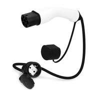 BOROCO Adapter Typ2 auf Schuko Steckdose für E-Bike, ev,16A 3.5KW 230v ladekabel Auto, Schuko Adapter auf Typ 2 für EV Ladestationen, Wallbox Schuko Ladekabel Adapter für Elektrofahrzeuge