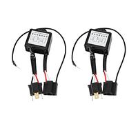 BOROCO Polaritätskonverter für H4, 2 Stück LED Umrüst Adapter Kabel mit Polaritätsumkehr, Fehlercode-Löscher und Störschutz für Xenon Nachrüstung
