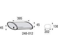 BOSAL 248-012 Centre Muffler, universal