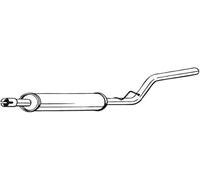 BOSAL 278-337 Mittelschalldämpfer