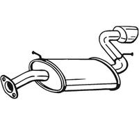 Bosal Endschalldämpfer 128-005 für Chevrolet Captiva C100/C140