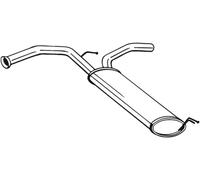 BOSAL Endschalldämpfer 135721 für Peugeot Citroën TOYOTA