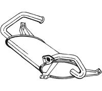BOSAL Endschalldämpfer 177275 für MITSUBISHI