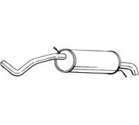 BOSAL Endschalldämpfer 278231 für VW