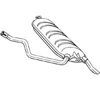 Bosal Endschalldämpfer 278-235 für Mercedes-Benz S124 (Klasse 124)