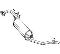 BOSAL Endschalldämpfer für HONDA 282-911