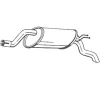 BOSAL Endschalldämpfer Auspuff Endtopf 148-195