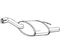 BOSAL Endschalldämpfer Auspuff Endtopf 154-211
