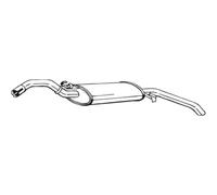 BOSAL Endschalldämpfer Schalldämpfer passend für VW Golf II 233-377