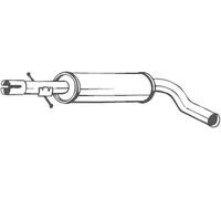 BOSAL Mittelschalldämpfer 220-663