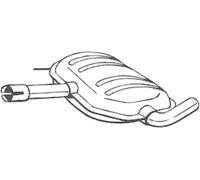 BOSAL Mittelschalldämpfer 233-487