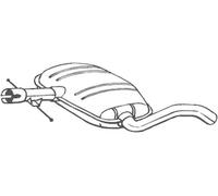BOSAL Mittelschalldämpfer 233-703