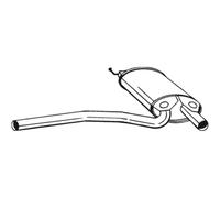 BOSAL Mittelschalldämpfer Schalldämpfer für Audi A4 8D2 B5 1.6 1.9 TDI 8D5