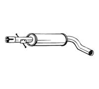 BOSAL Mittelschalldämpfer Schalldämpfer für Skoda Octavia I 1U2 1U5