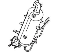 1x Ruß-/Partikelfilter, Abgasanlage BOSAL 097-573 passend für OPEL VAUXHALL