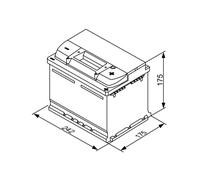 Batterie Magic passend für VW Golf IV V 1k1 1J1 1.4 16V Ford Fiesta VI 1.25 Polo