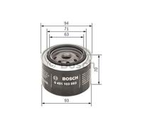 BOSCH Ölfilter 0 451 103 093 Anschraubfilter für OPEL SENATOR 94 OMEGA MONZA 16