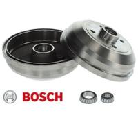 2x BOSCH Bremstrommel 0 986 477 256