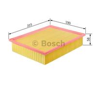 BOSCH 1 457 433 331 Luftfilter für VW Filtereinsatz