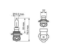BOSCH 1 987 302 026 Birne, Scheinwerfer für Chevrolet, Chrysler, Dodge, Fiat,