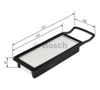 BOSCH 1 987 429 191 Luftfilter für HONDA Filtereinsatz