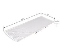 BOSCH Filter, Innenraumluft für GMC OPEL VAUXHALL CHEVROLET HOLDEN