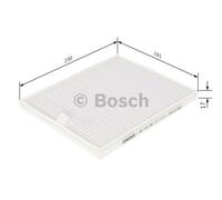 BOSCH 1 987 432 066 Innenraumfilter Filter Pollenfilter für SUZUKI OPEL SUBARU