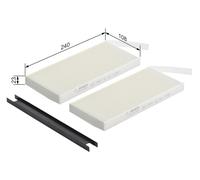 BOSCH Filter, Innenraumluft für MERCEDES-BENZ NISSAN OPEL RENAULT VAUXHALL
