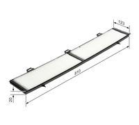 Filter Innenraumluft Bosch für BMW E81 E87 E88 E82 E90 E93 04-13 1987432124