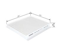 1x Bosch Filter u.a. für Hyundai Coupe 2 GK 2.7 J-2 1.6 RD Elantra 3 | 817580