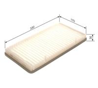 BOSCH Filter, Innenraumluft für FIAT GMC NISSAN OPEL RENAULT VAUXHALL