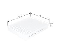 Filter, Innenraumluft Bosch für BMW 1 F20 120 d