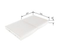 BOSCH 1 987 435 064 Innenraumfilter Filter Pollenfilter für BMW ROLLS-ROYCE