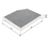 1x Bosch Filter u.a. für Ford Tourneo Custom FAC 2.2 Transit | 817907