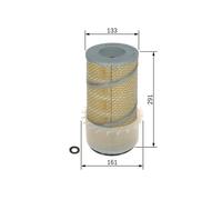 BOSCH 1457429933 Luftfilter MITSUBISHI NISSAN UR L 300 DELICA II E24 L02P L03P G