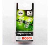 BOSCH 1987301052 Glühbirnen Set 12V W5W Standlicht Kennzeichenlicht LONG LIFE