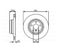 BOSCH | Bremsscheibe | 0 986 479 443
