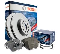 BOSCH 2x BREMSSCHEIBEN + BELÄGE Audi A3 8P1 S3 Ø345mm VORN belüftet